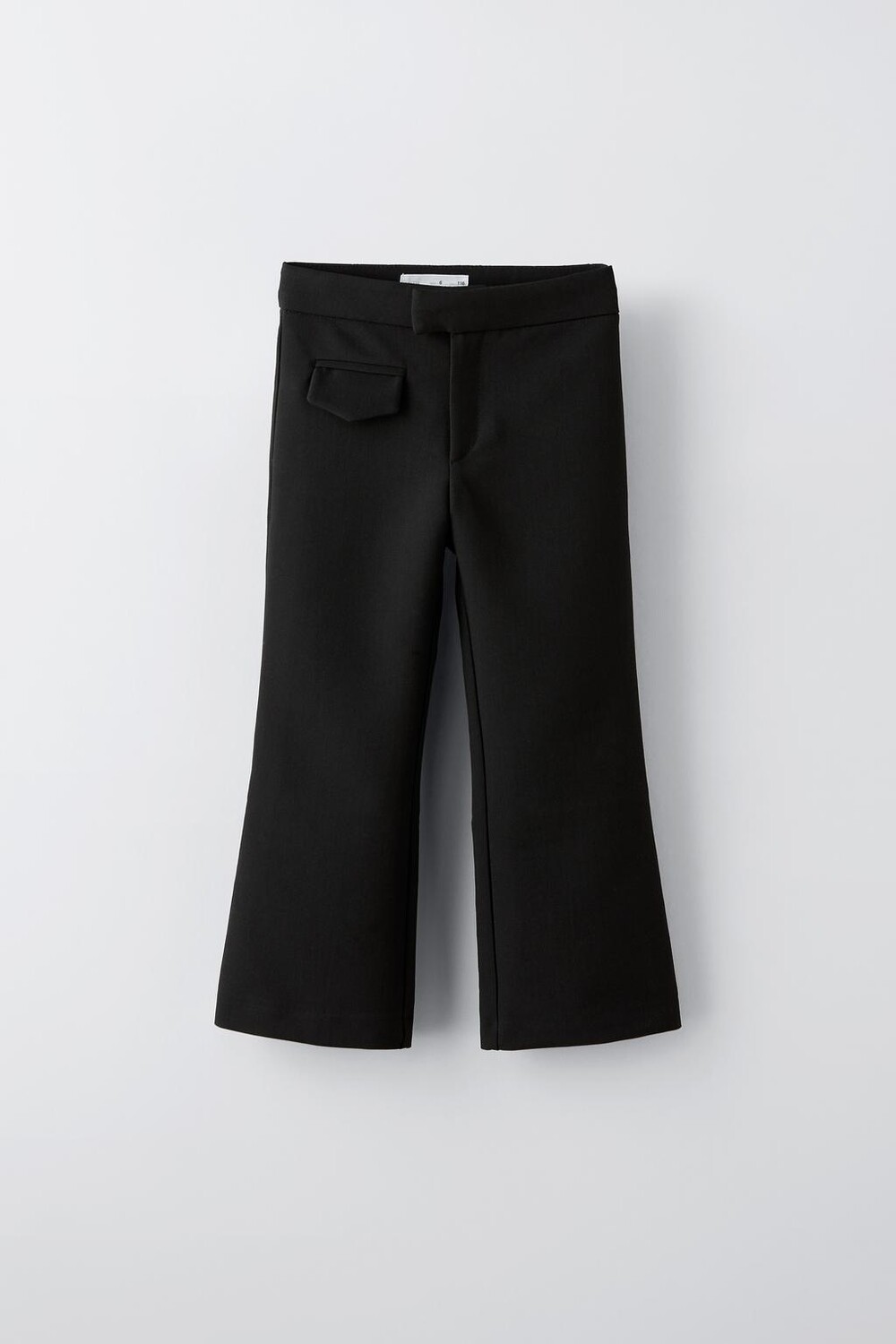 

Расклешенные брюки ZARA, черный
