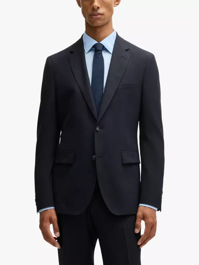 

Куртка HUGO BOSS HUGO Regular Fit Wool Blend Suit, цвет dark blue