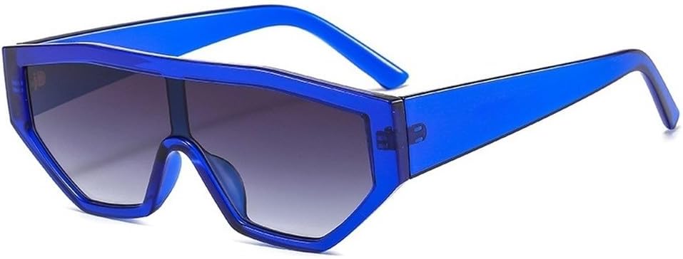 

Ретро-солнцезащитные очки «кошачий глаз» для женщин, модные очки с градиентным переходом цвета для мужчин, зеленые и фиолетовые солнцезащитные очки с защитой от УФ-излучения UV400 SKFGNX, Blue Gray Gradient