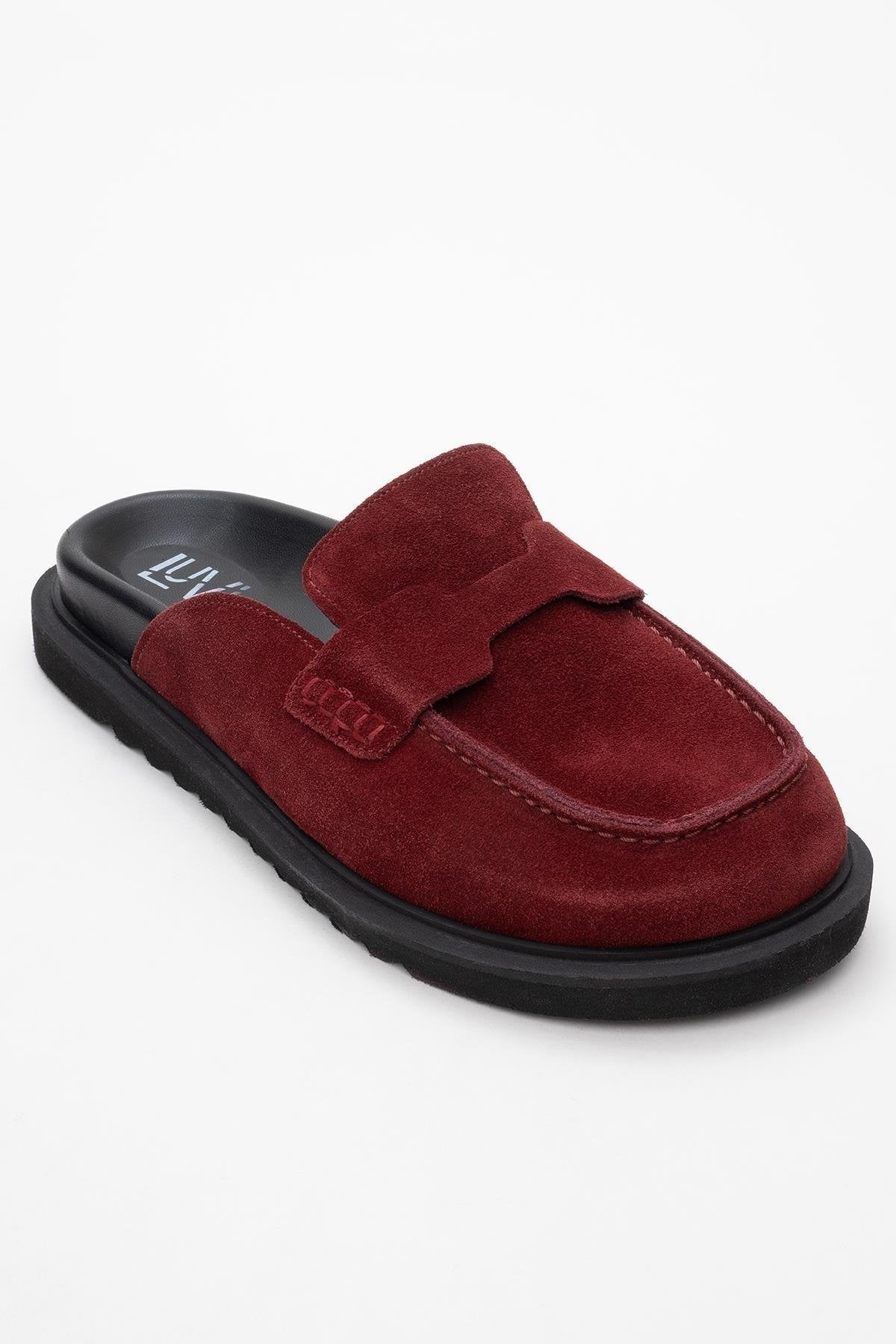 Лавен кожаные клоги-шлепанцы Forever & Always Shoes, бежевый — фото 4