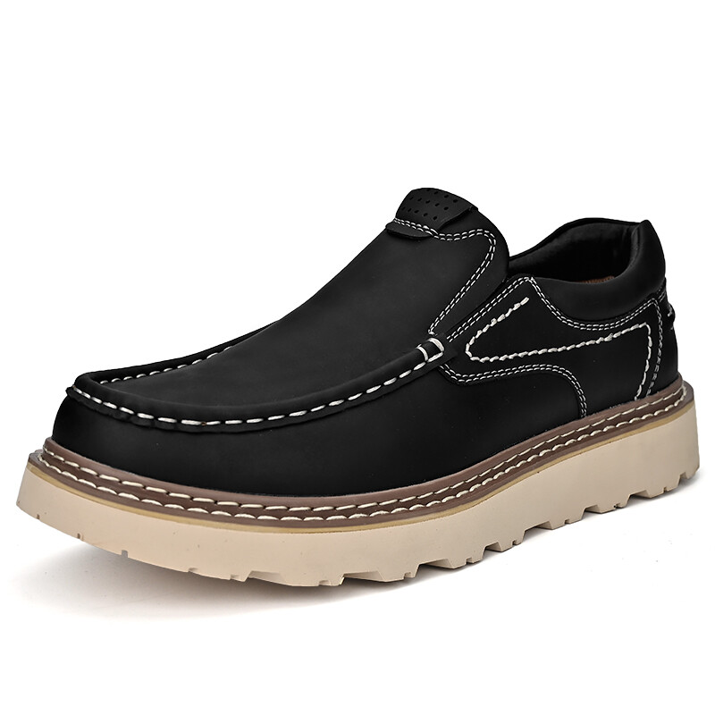 Туфли мужские Men"s Casual Men Low-Top Laoks, коричневый — фото 2