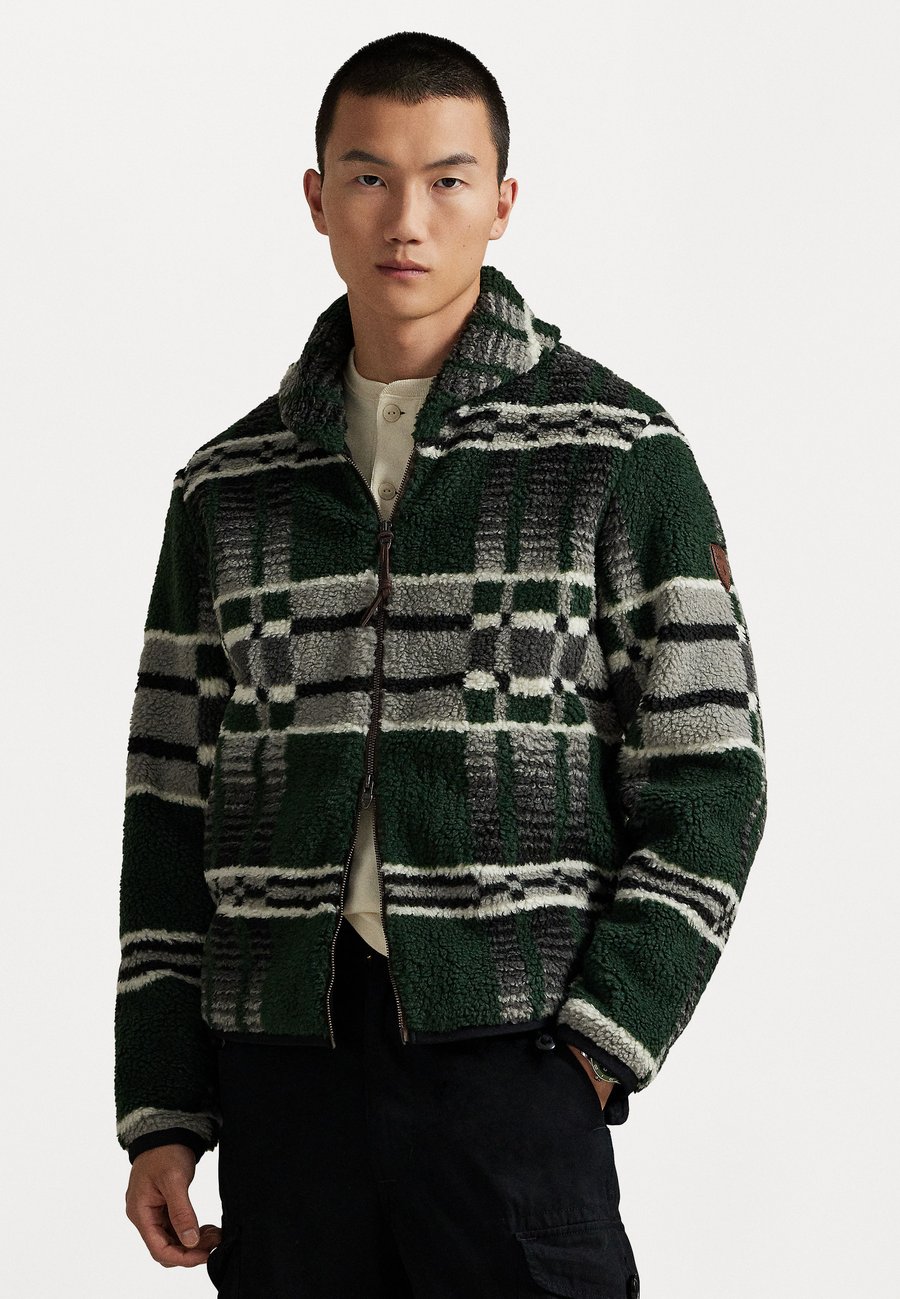 

Флисовая куртка Polo Ralph Lauren GEOMETRIC PRINT PILE FLEECE JACKET, Canadian Blanket/Black