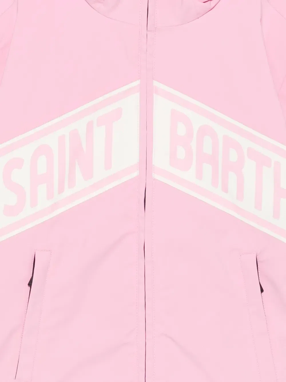 Куртка с капюшоном с логотипом MC2 Saint Barth Kids, розовый — фото 3