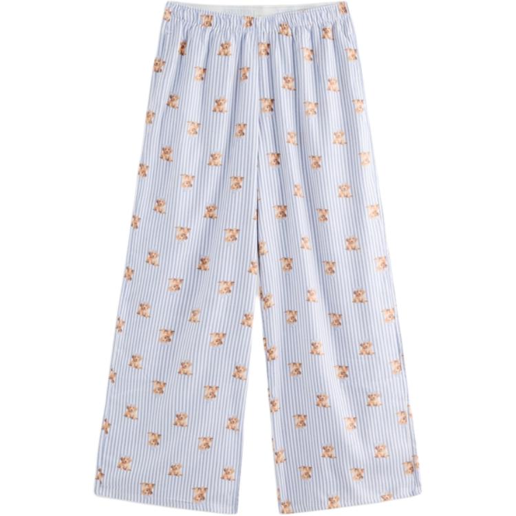 

Женские повседневные брюки Hollister, светло-голубой