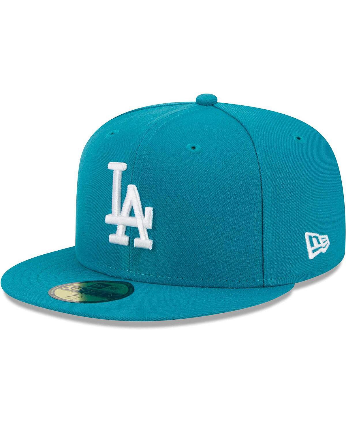 

Мужская приталенная кепка Los Angeles Dodgers 59FIFTY бирюзового цвета New Era