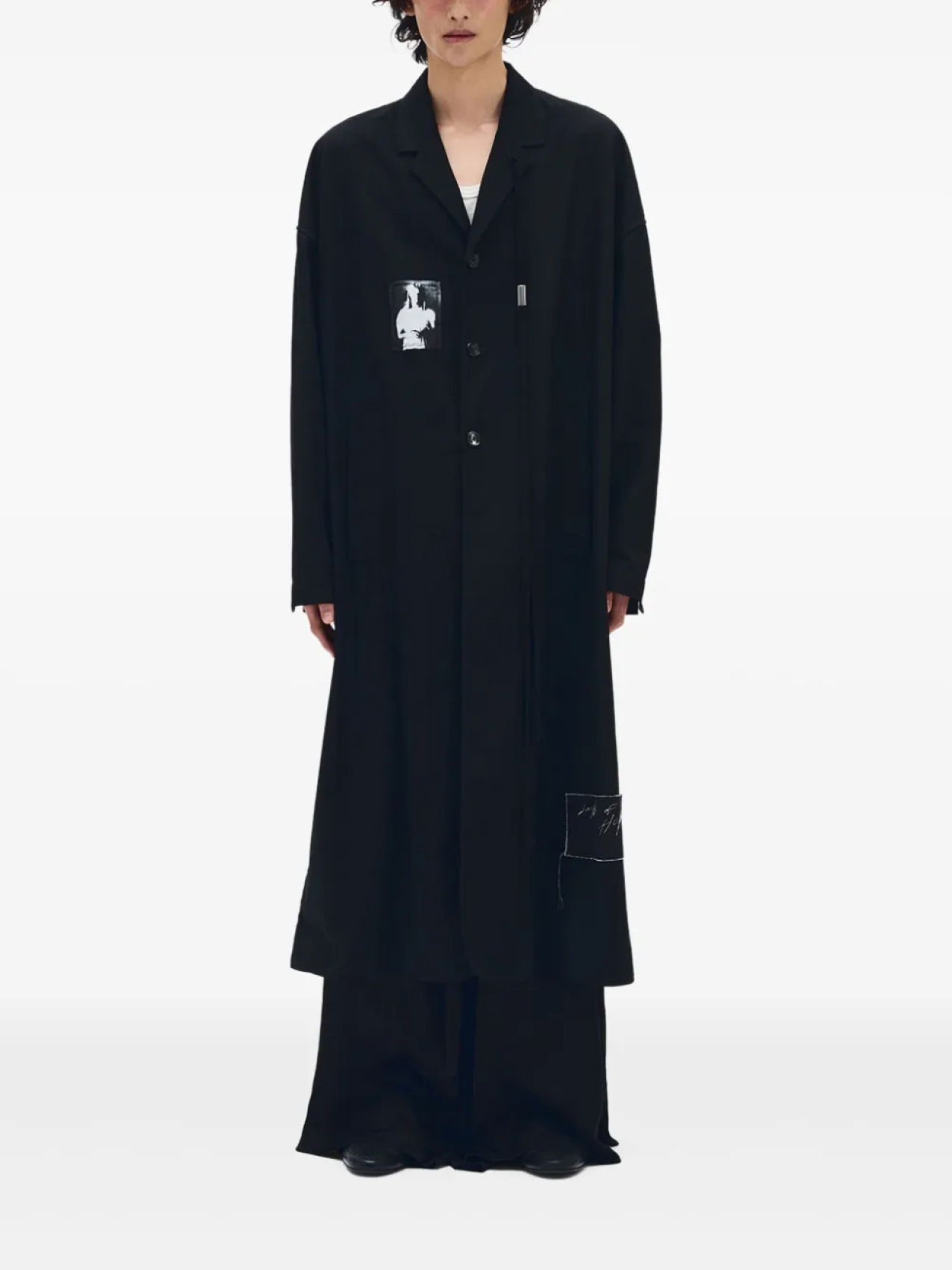 

Ann Demeulemeester тренч Dario, черный