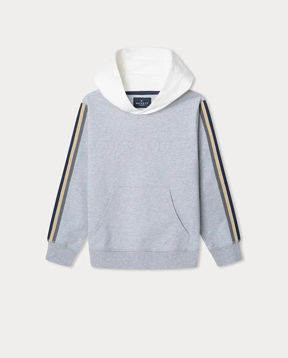 

Толстовка для мальчиков Hackett tape, светло-серый
