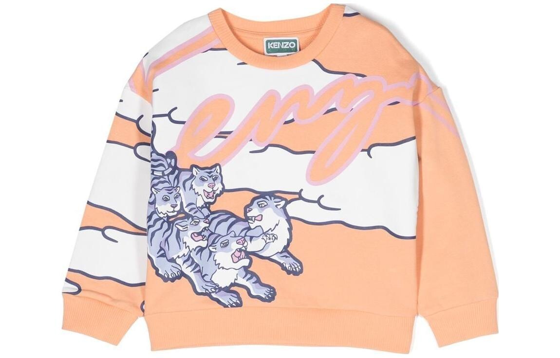 

Детская толстовка Kenzo, оранжевый