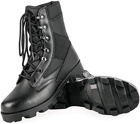 

Мужские тактические походные ботинки Hhhchpm, водонепроницаемые, для летнего кемпинга, походов на открытом воздухе и пустынь; мужские/женские походные ботинки для пустыни и джунглей, для офф-роуд тренировок, высокие походные ботинки, черный