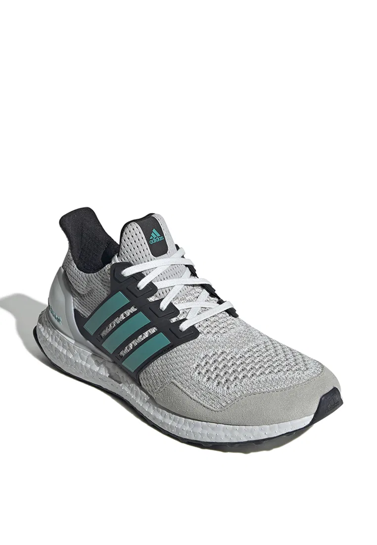 Кроссовки спортивные, Ultraboost 1.0, Adidas, белый/серый/бирюзовый — фото 2