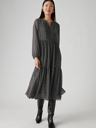 

Платье Cielo Georgette Levi's, цвет Caviar - Grey