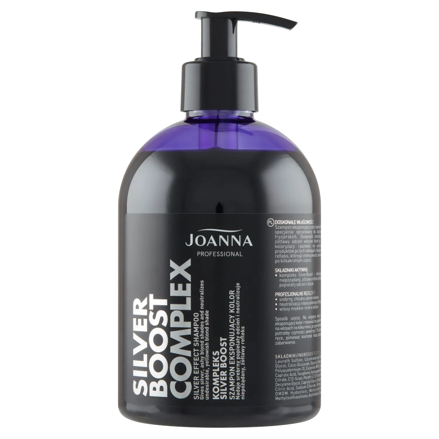 

Шампунь Joanna Professional Silver Boost Complex, 500 мл