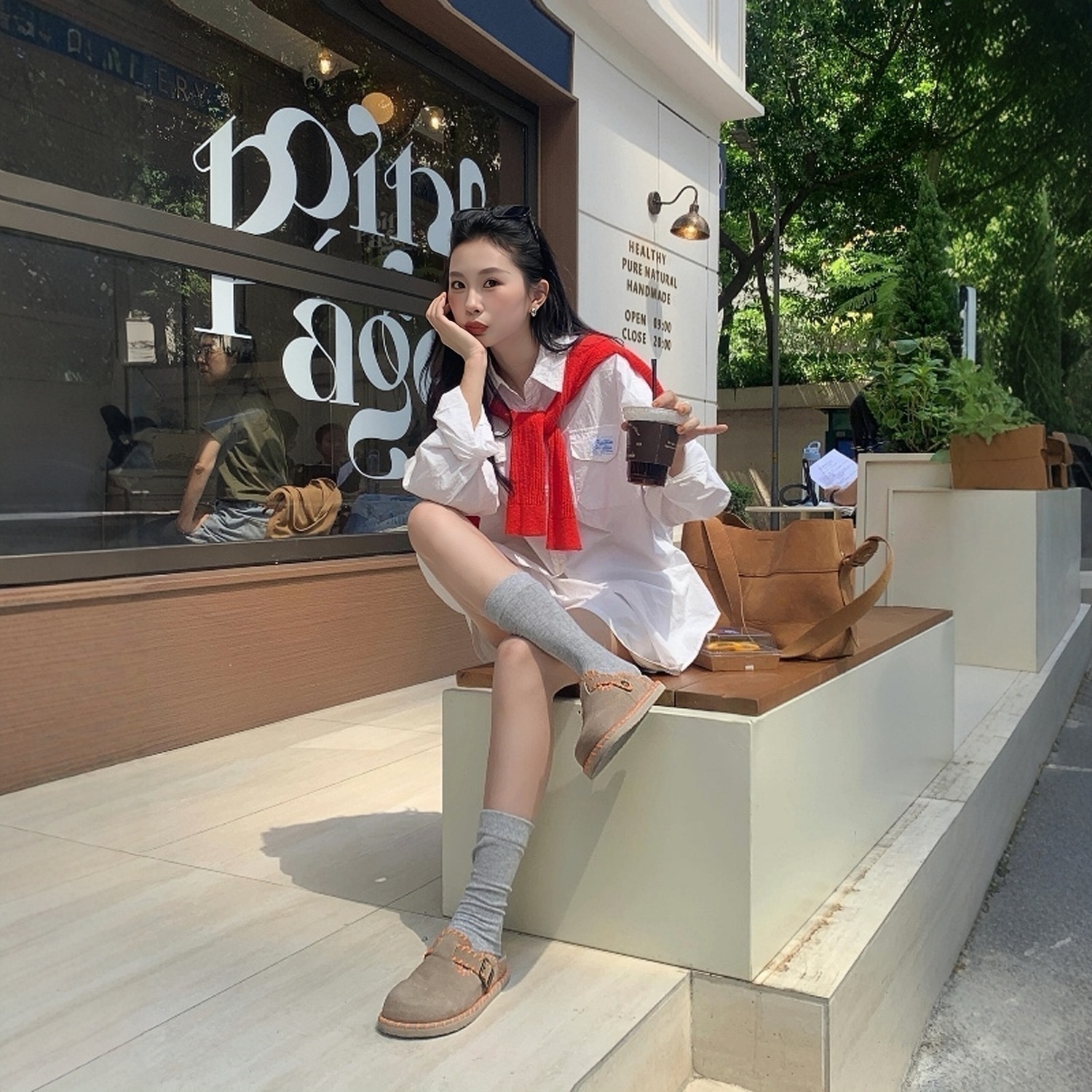 TIMSVOL Закрытые тапочки унисекс цвета хаки с оранжевым, цвет Khaki Orange — фото 4
