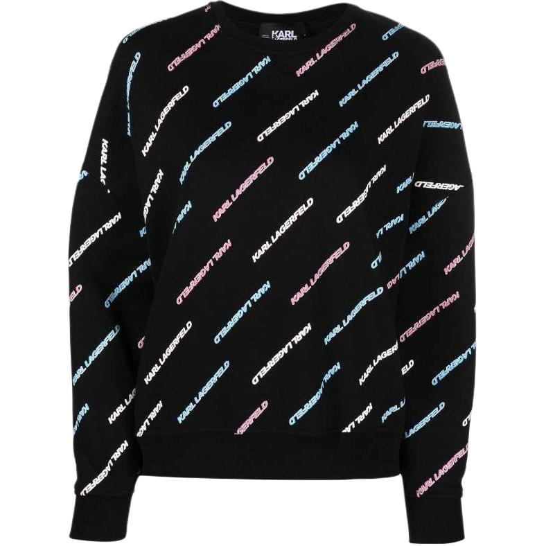 

Свитшот Karl Lagerfeld с принтом логотипа KARL LAGERFELD / Karl Lagerfeld Jeans, черный