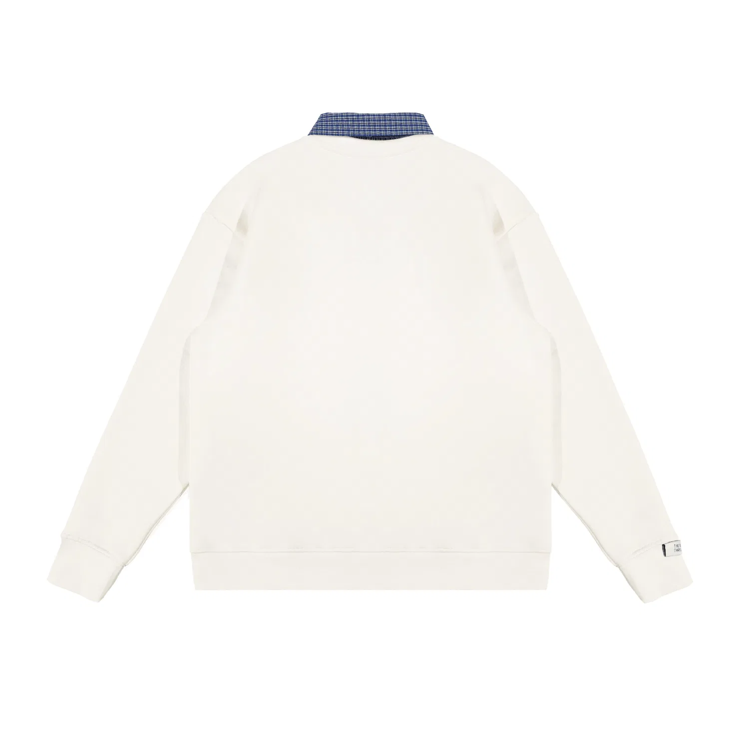 Свитшот унисекс LABEL Vintage в стиле пэчворк с флисовой подкладкой Adidas, White — фото 3