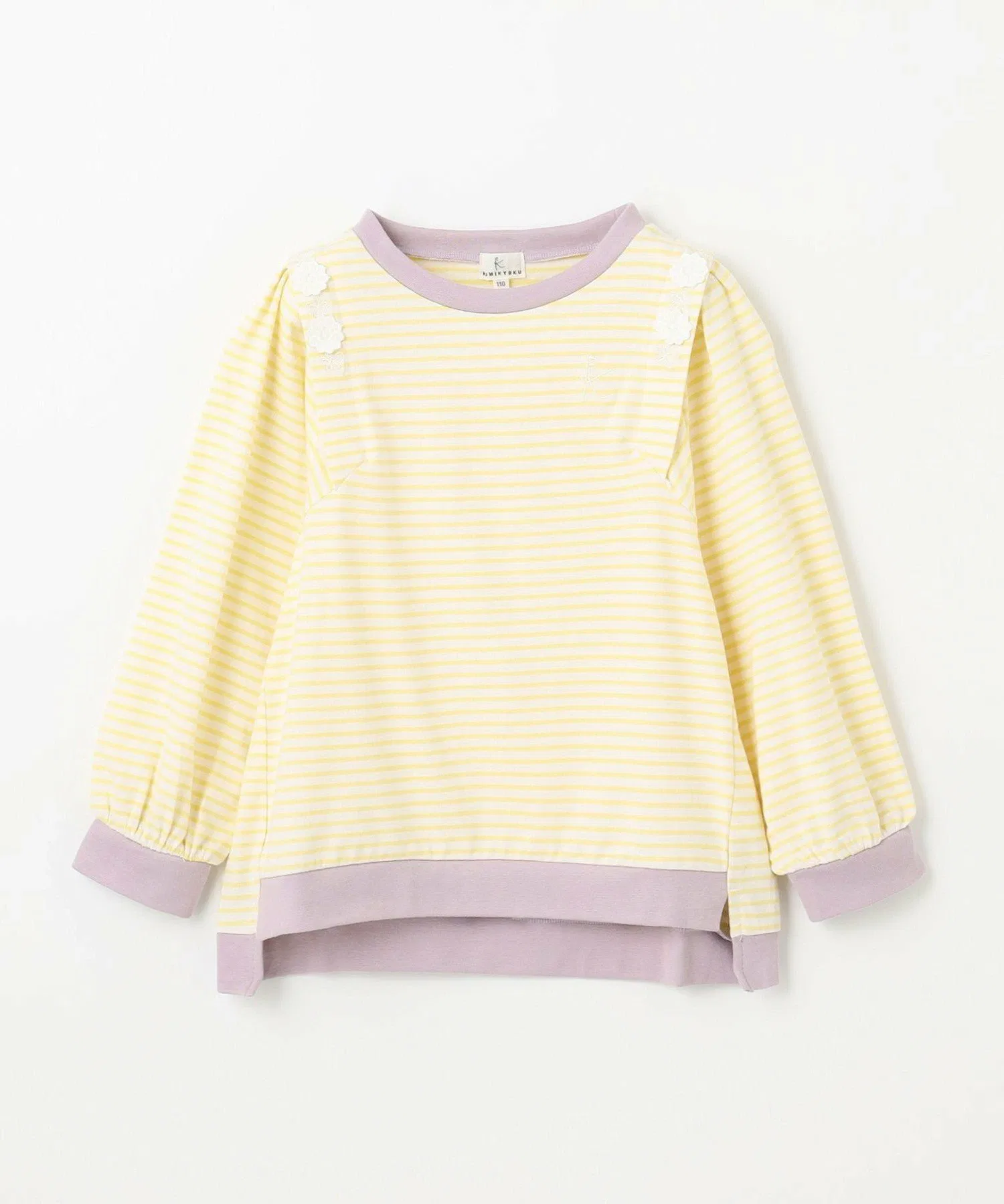 Футболка [110-140 см] Верхняя окантовка из ленты Kids Suite, Yellow series 1 [140] — фото 4