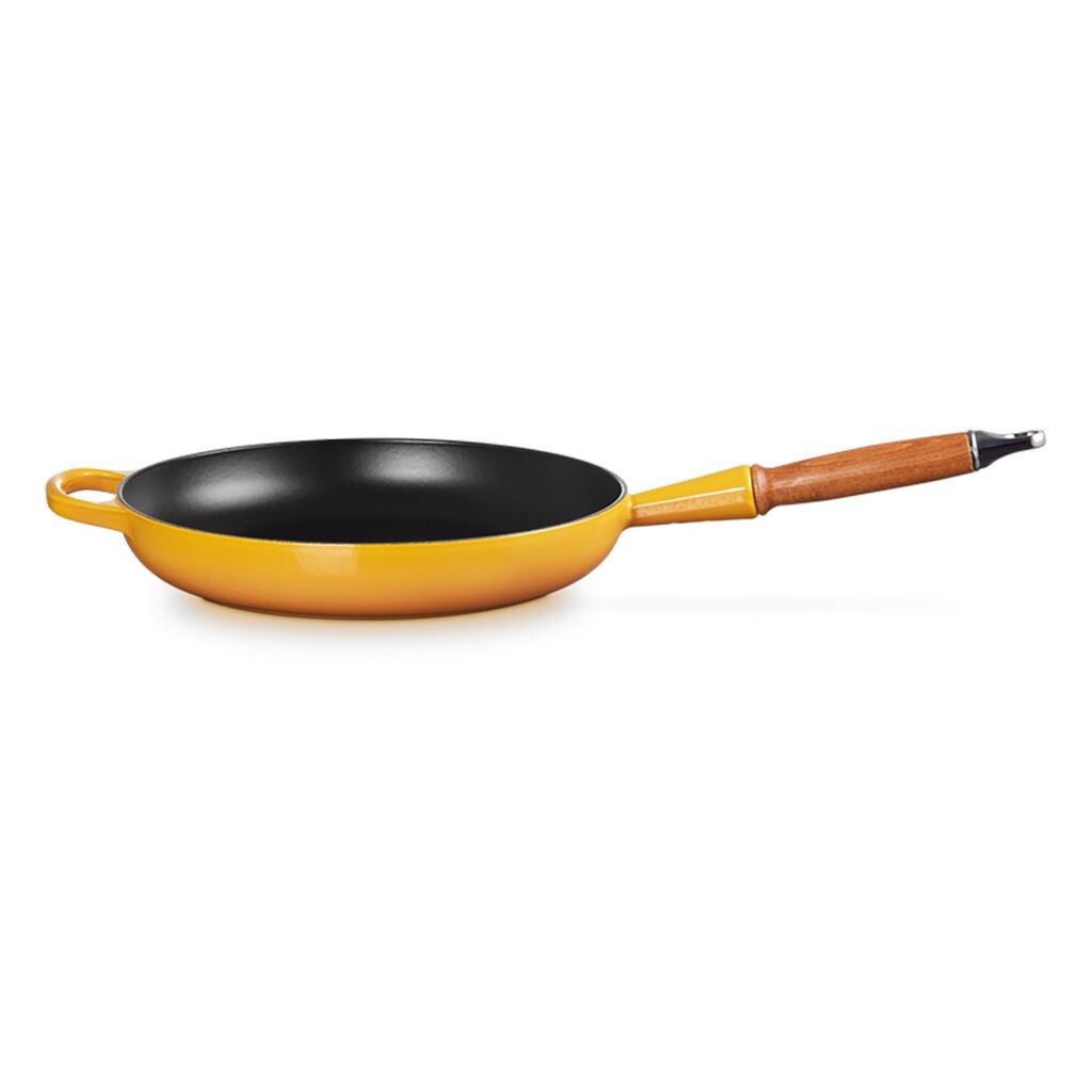 

Сковорода Le Creuset 28 см, желтая сковорода, желтый