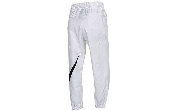 Брюки sportswear swoosh logo printing woven sports trousers white Nike, мультиколор — фото 2