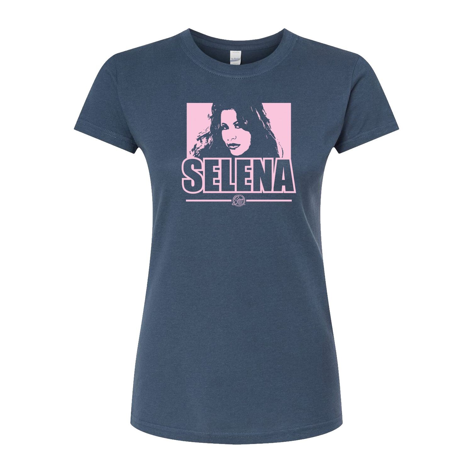 

Розовая футболка с облегающим рисунком и рисунком для юниоров Selena Licensed Character, синий