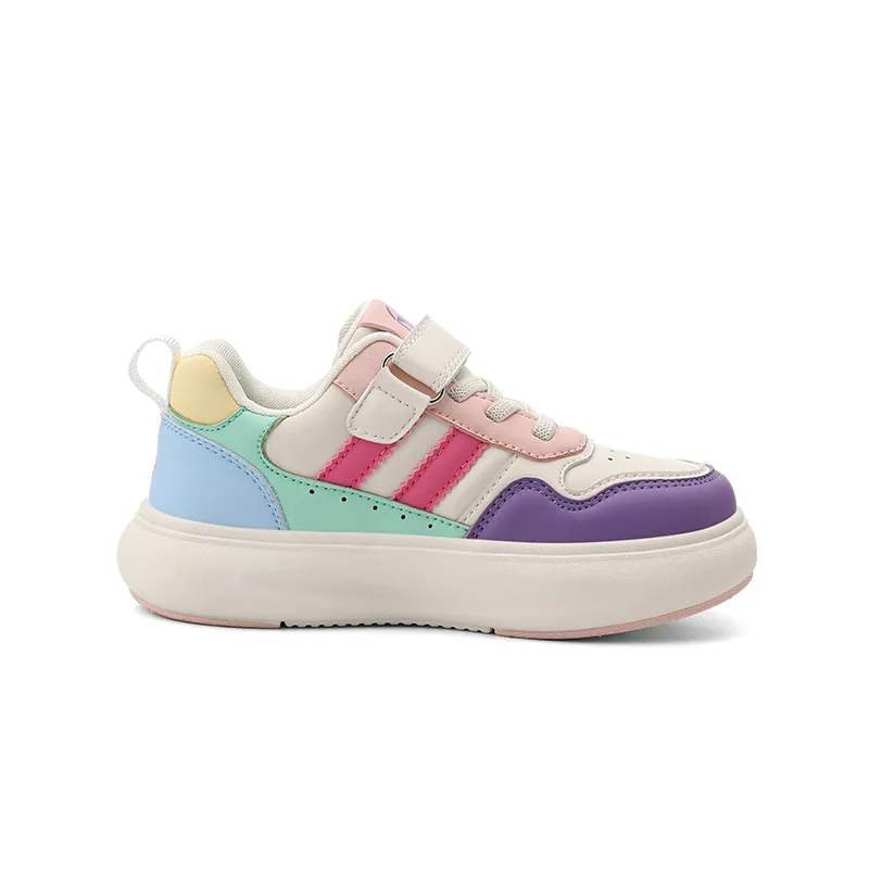 Детские скейтерские кроссовки low top из искусственной кожи, антиударные, износостойкие и дышащие Jeep, Dream Pink — фото 3