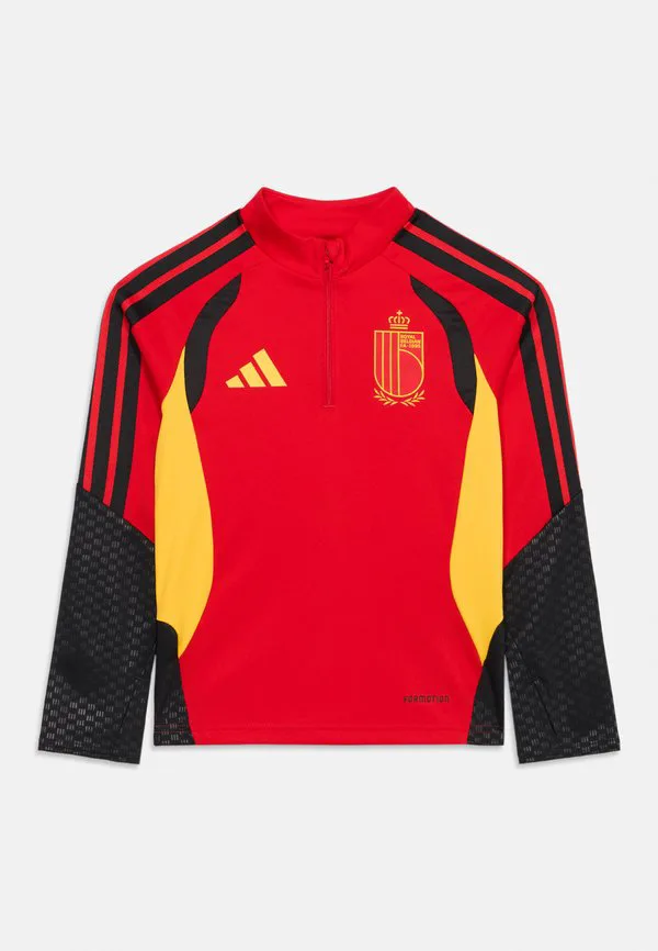 Бельгия 26 тиро тренировка унисекс футболка с длинными рукавами Adidas Performance, Red — фото 3