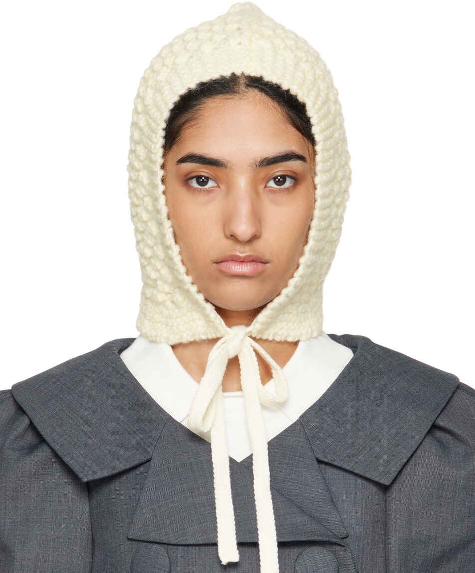

Вязаная шапка-бини Off-White SHUSHU/TONG