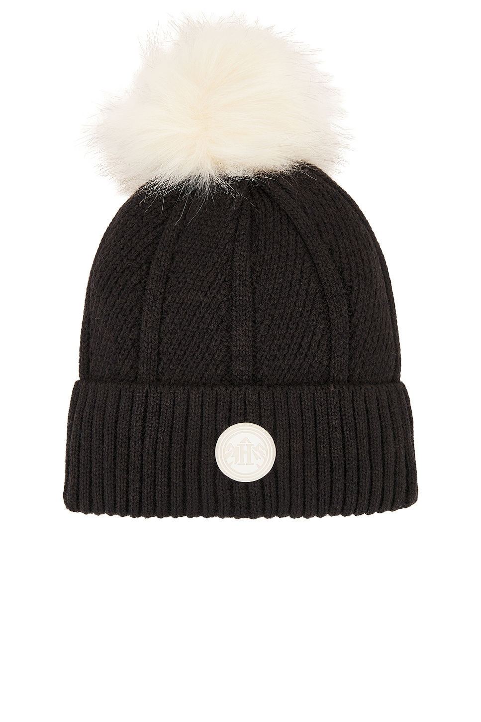 

Шапочка с помпоном из ивы Hemlock Hat Co, черный