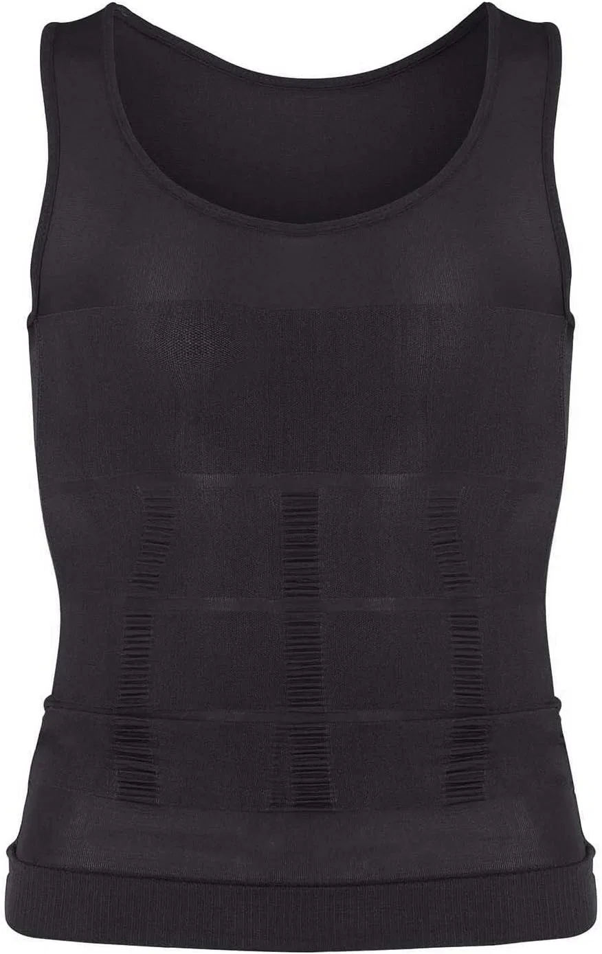 Мужская компрессионная майка Quick Dry, Mesh, серый — фото 3