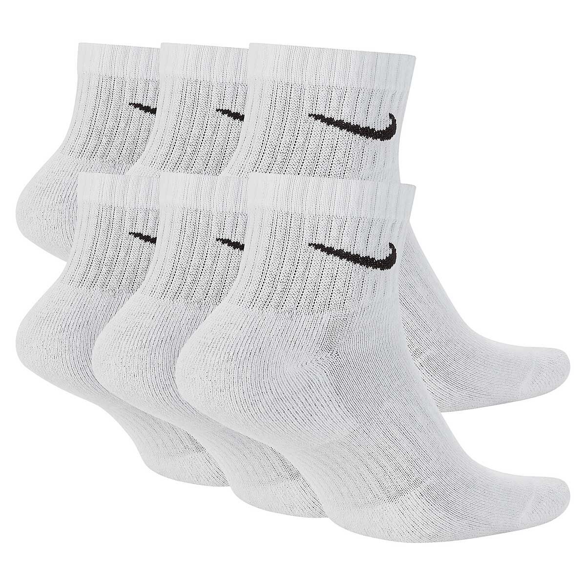 

Носки U NK EVERYDAY CUSHIONED ANKLE SOCKS (6 PAIRS) Nike, цвет Weiß/Schwarz