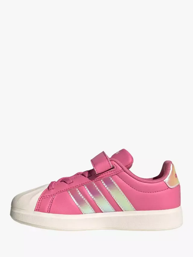 Детские кроссовки для уличной речи, розовые adidas — фото 4