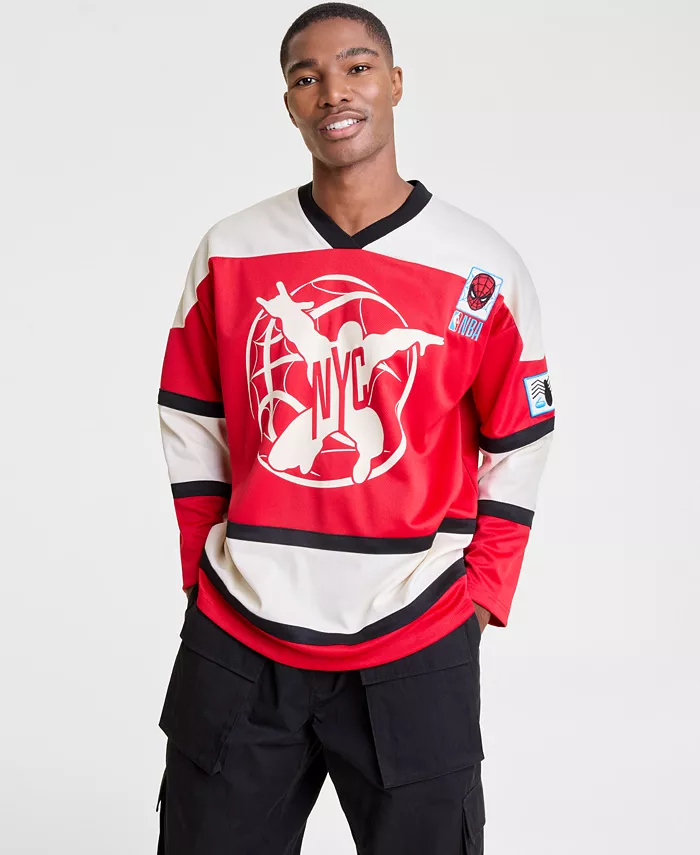 

Взрослая футболка с длинным рукавом Spider-Man Marvel | Nba | Macy'S