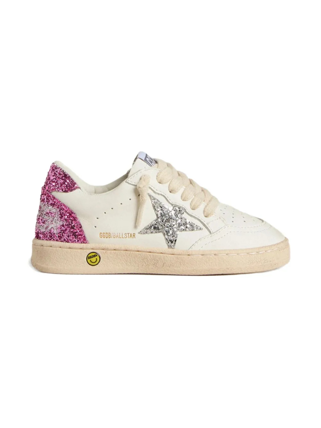 

Golden Goose Kids Young Ball Star кроссовки с блестками и звездами