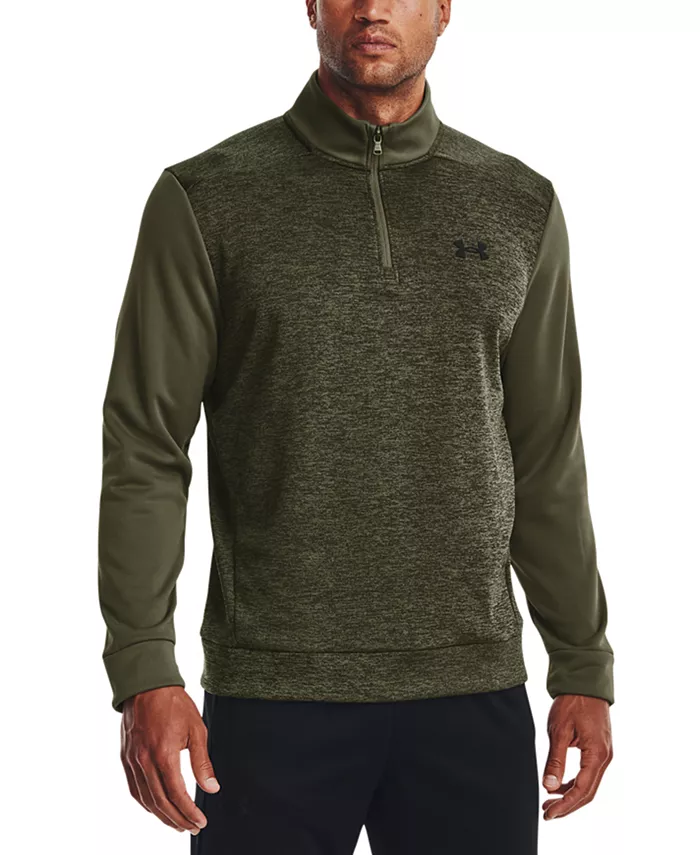 

Мужская толстовка Armour Fleece Twist с четверть-молнией Under Armour, зеленый