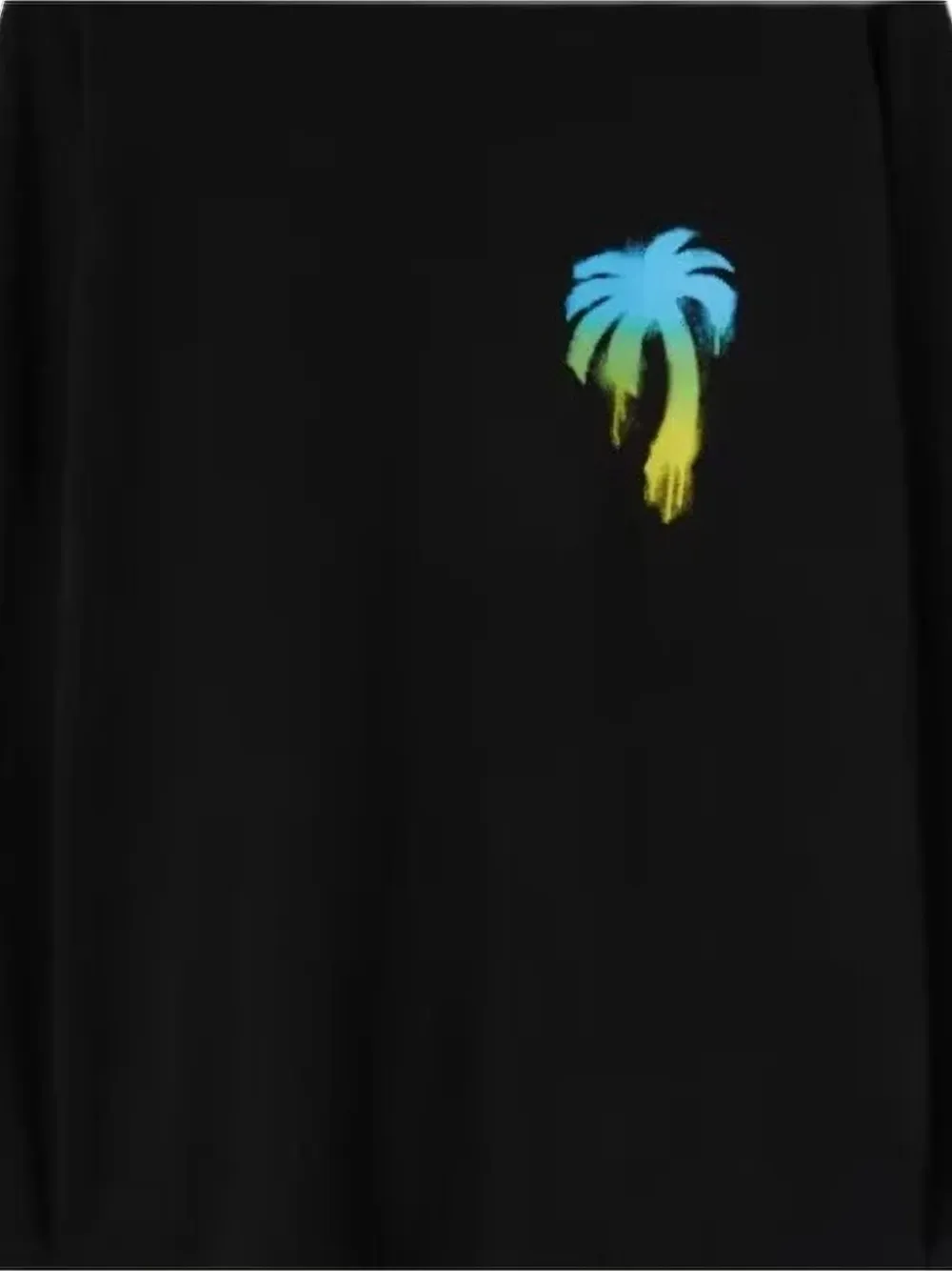 Футболка с длинными рукавами PALM ANGELS, черный — фото 2