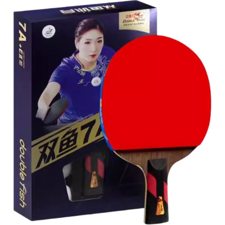 

Ракетка для пинг-понга DOUBLE FISH, double fish 7a+new arrival seven stars ping pong paddle, penhold grip single racket