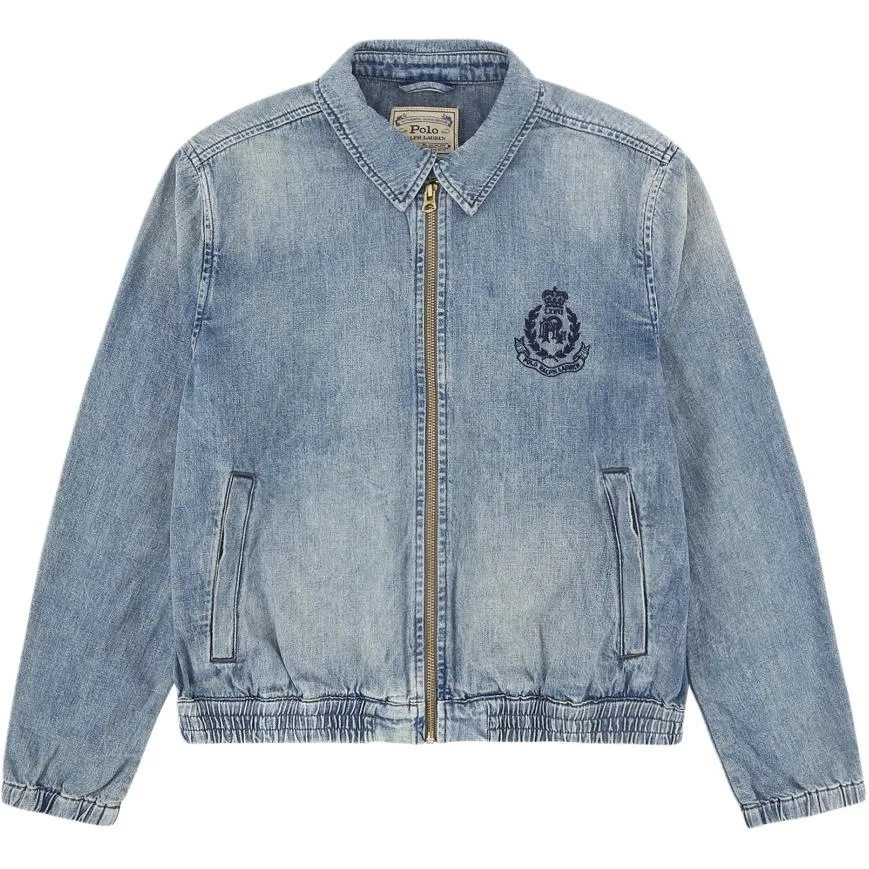 Джинсовая куртка FW25 Classic Version женская Polo Ralph Lauren, Washed Blue