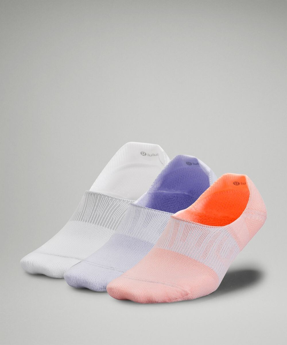 

Женские носки Power Stride для неявки с активной хваткой 3 шт Lululemon, розовый