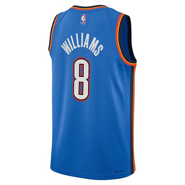 Футболка Jalen Williams Oklahoma City Thunder Swingman Icon Edition Nike — фото 4