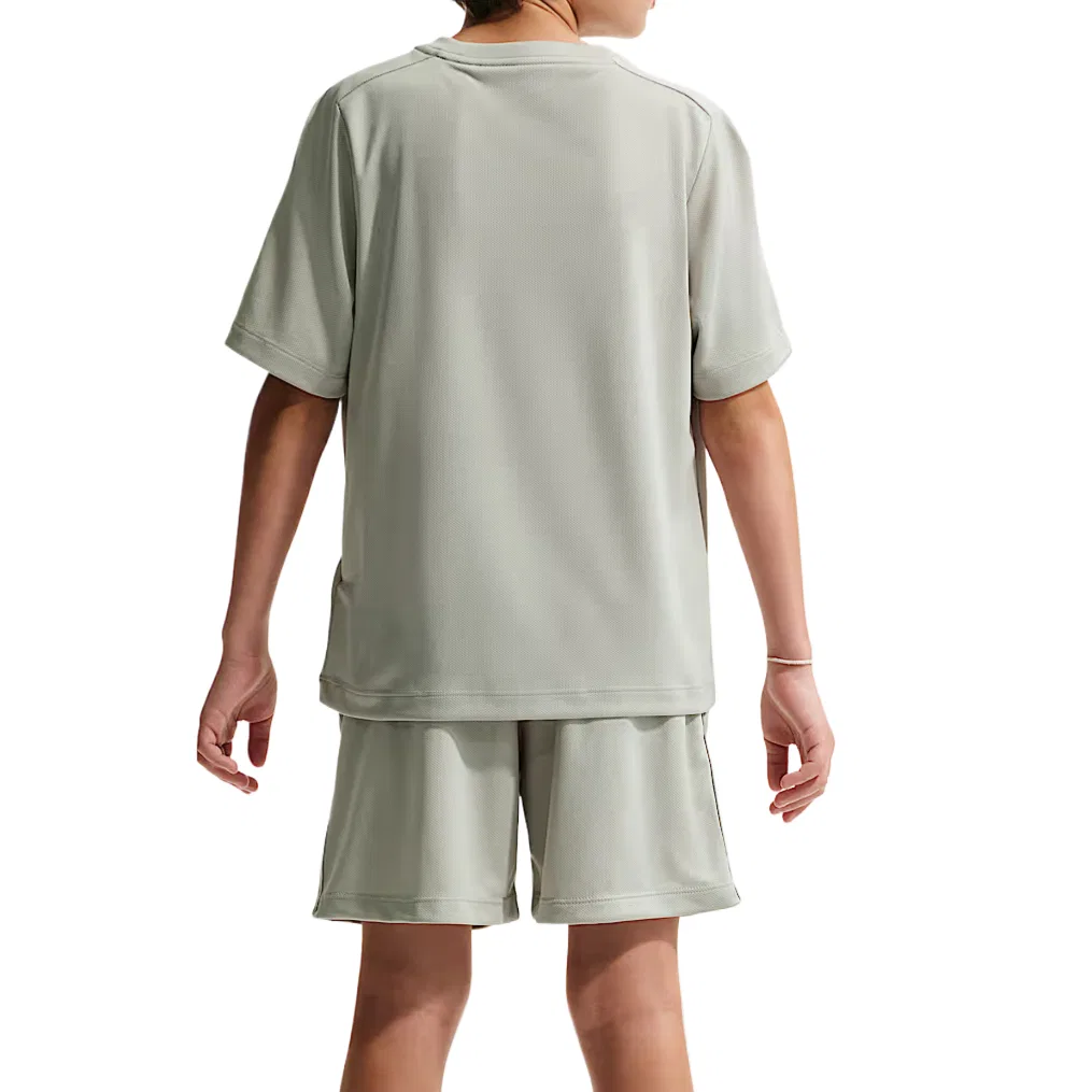Детская спортивная футболка с круглым вырезом Nike, Fir Wood Green/White — фото 3