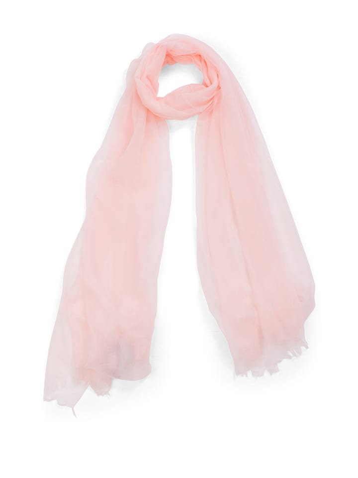 

Мягкий органический шарф розового цвета CASH-MERE.CH