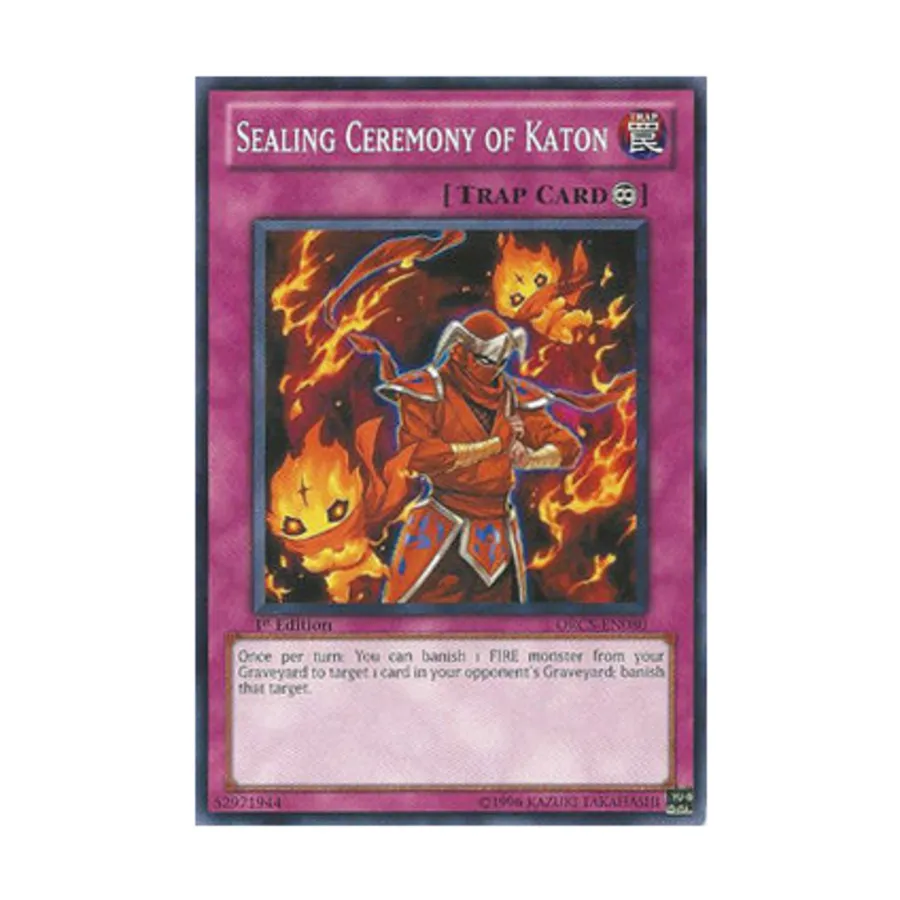 

CCG Церемония запечатывания Катона (обычная), Yu-Gi-Oh - Order of Chaos - Singles