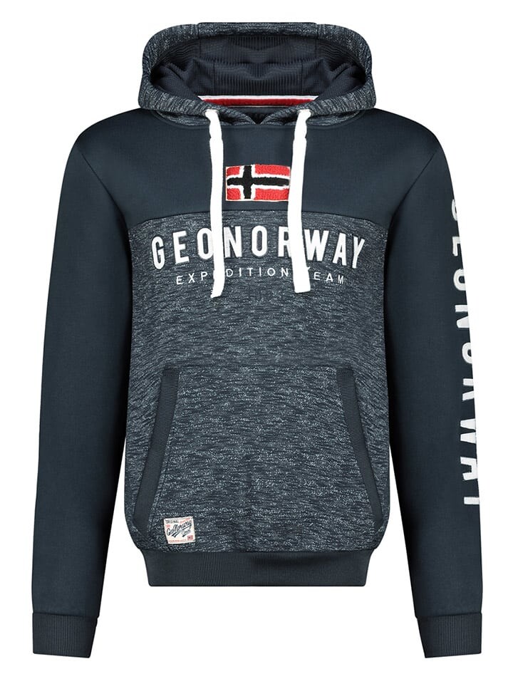 

Толстовка Geographical Norway Hoodie, темно-синий