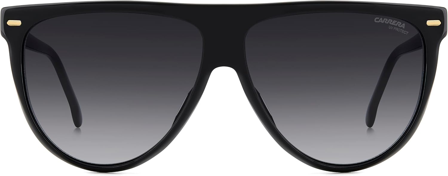 

Солнцезащитные очки Carrera Woman CARRERA 3055/S с прямоугольными линзами и возможностью установки линз по рецепту, обеспечивающие 100% защиту от УФ-излучения, в комплекте с чехлом, Black