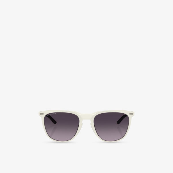 

Oo9286 солнцезащитные очки Thurso с круглой ацетатной оправой Oakley, белый