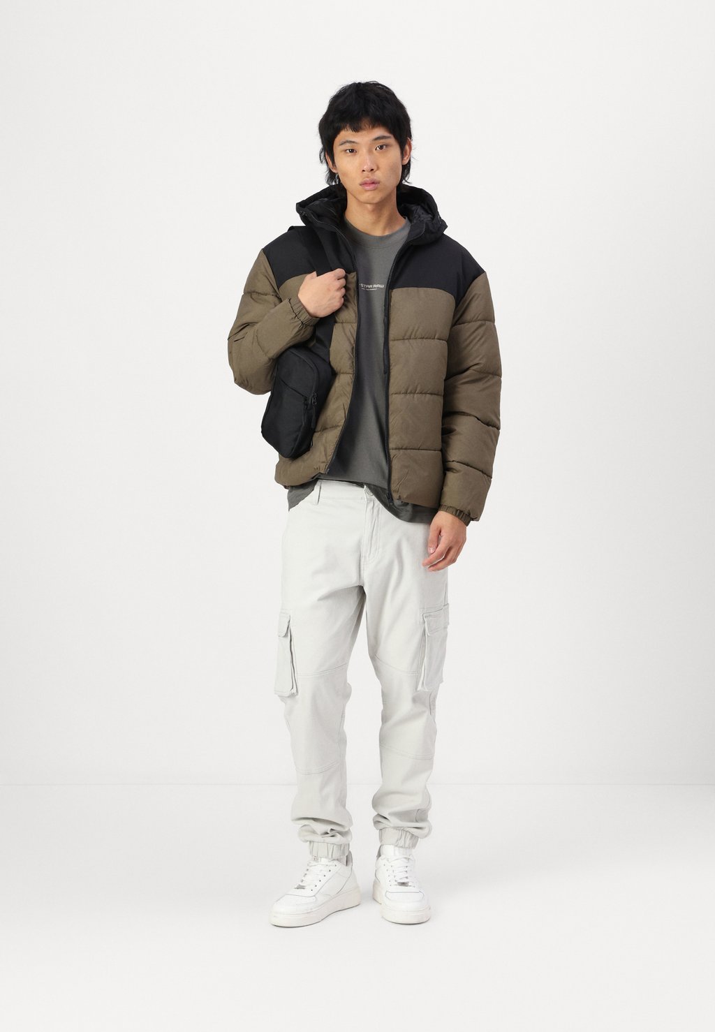 

Зимняя куртка JJMOON HOOD PUFFER Jack & Jones, коричневый