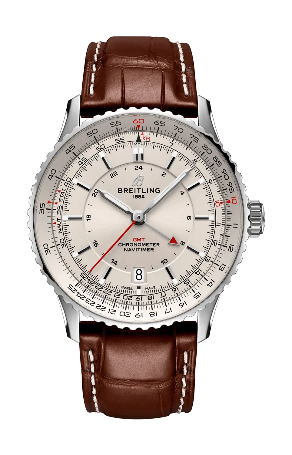Навитимер Автоматик GMT 41 - A32310211G1P1 BREITLING, золотой