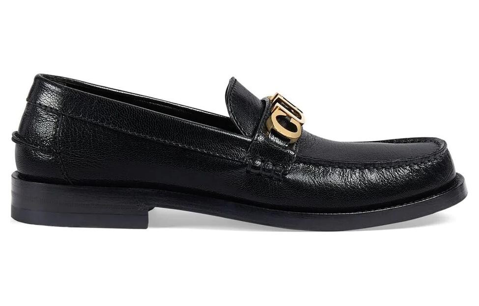 Лоферы женские Gucci Logo, черный — фото 2