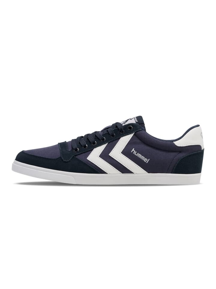 Низкие кроссовки Hummel Schnürsenkel Low Slimmer Erwachsene, цвет dress blues/white kh