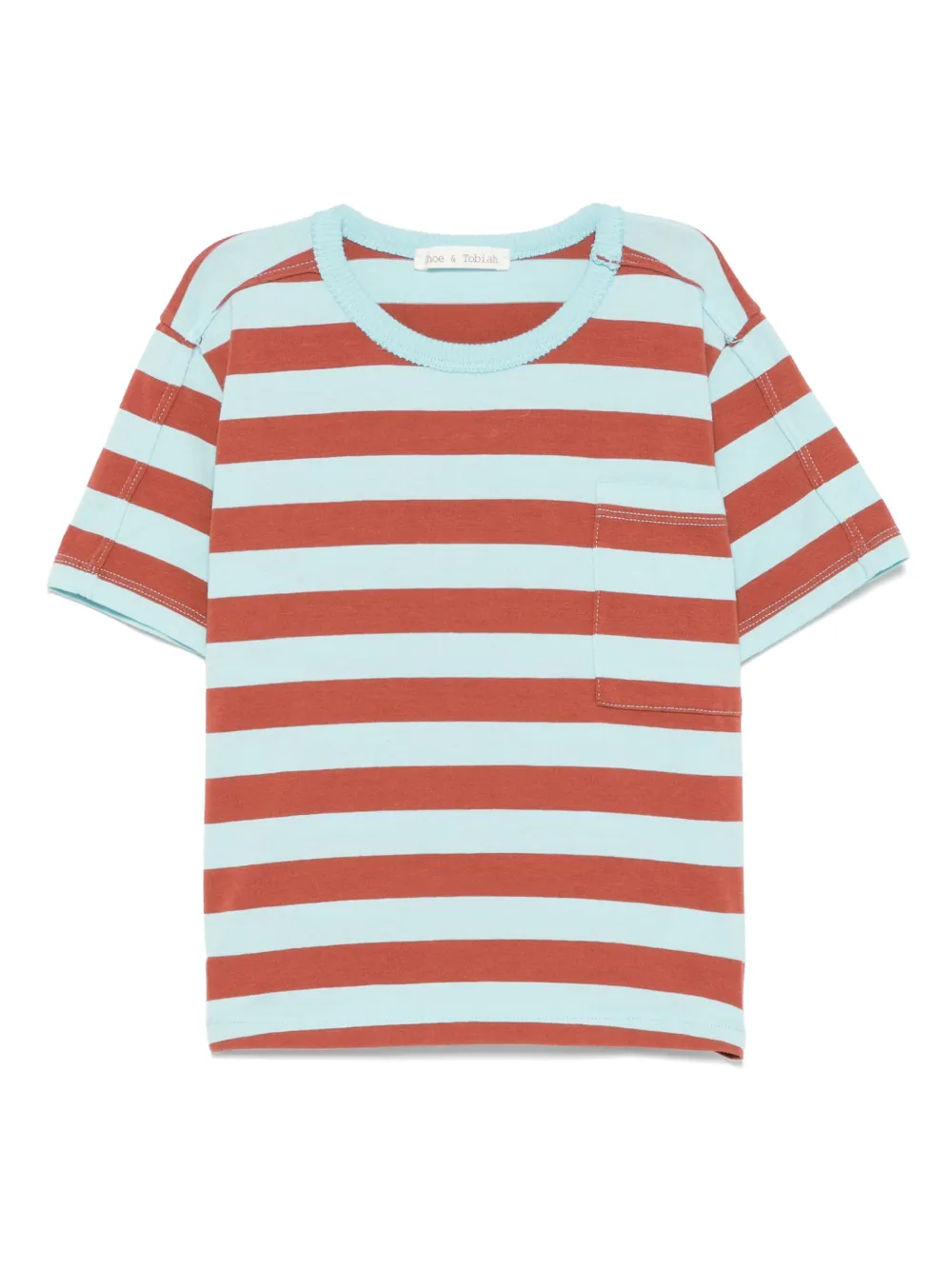 

Футболка в полоску Zhoe & Tobiah, коричневый