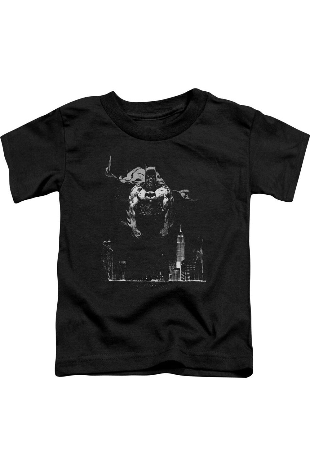 

Футболка с коротким рукавом Batman Dirty City для малышей Gildan, черный